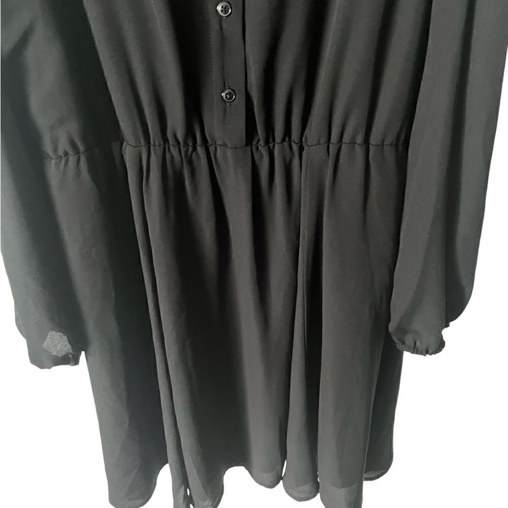 Banana Republic Factory Black Cold Shoulder Dress - Picture 4 of 9